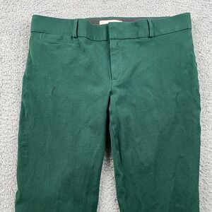 Banana Republic Pants Womens 6 Short Green Sloan Fit Ankle Stretch Slim